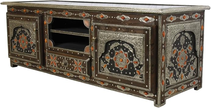 Casa Moro Orientalische Fernsehkommode Aida 149x50x52 (B/T/H) aus