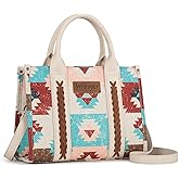 Montana West Wrangler Boho Tote Bag Aztec Top Handle Handbags and Purses