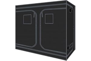ZAZZY Grow Tents 96"x48"x78" High Reflective Grow Tent Indoor Grow Room for Planting Fruit Flower Veg with Removable Water-Proof Floor Tray 8x4