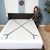 FeelAtHome Bed Sheet Holder Straps Criss-Cross for All Sizes view 6