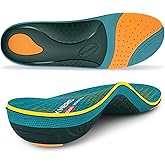 WalkHero Work Orthotic Inserts,220+lbs Plantar Fasciitis Insoles for Men Women,Arch Support Inserts for Heel Pain Relief,Boot Insoles with Max Cushion,Standing All Day Mens 11-11.5 | Womens 13-13.5