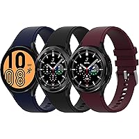 HATALKIN Bands Compatible for Samsung Galaxy Watch 4 Band 40mm 44mm / Classic 42mm 46mm Women Men Silicone 20mm Strap…