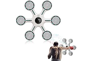 HSOKEW Music Boxing Machine, Boxing Machine Wall Mounted Shock-Resistant Quiet Smart Electronic Boxing Training Punching Equi