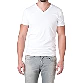 Next Level Apparel Mens Premium CVC V-Neck T-Shirt - 6240, White, XX-Large