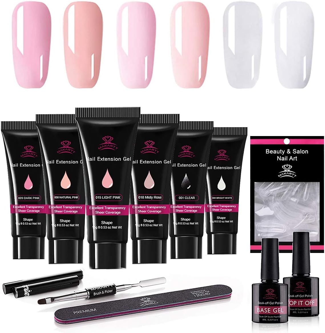 Makartt Poly Nail Gel Kit, Nail 