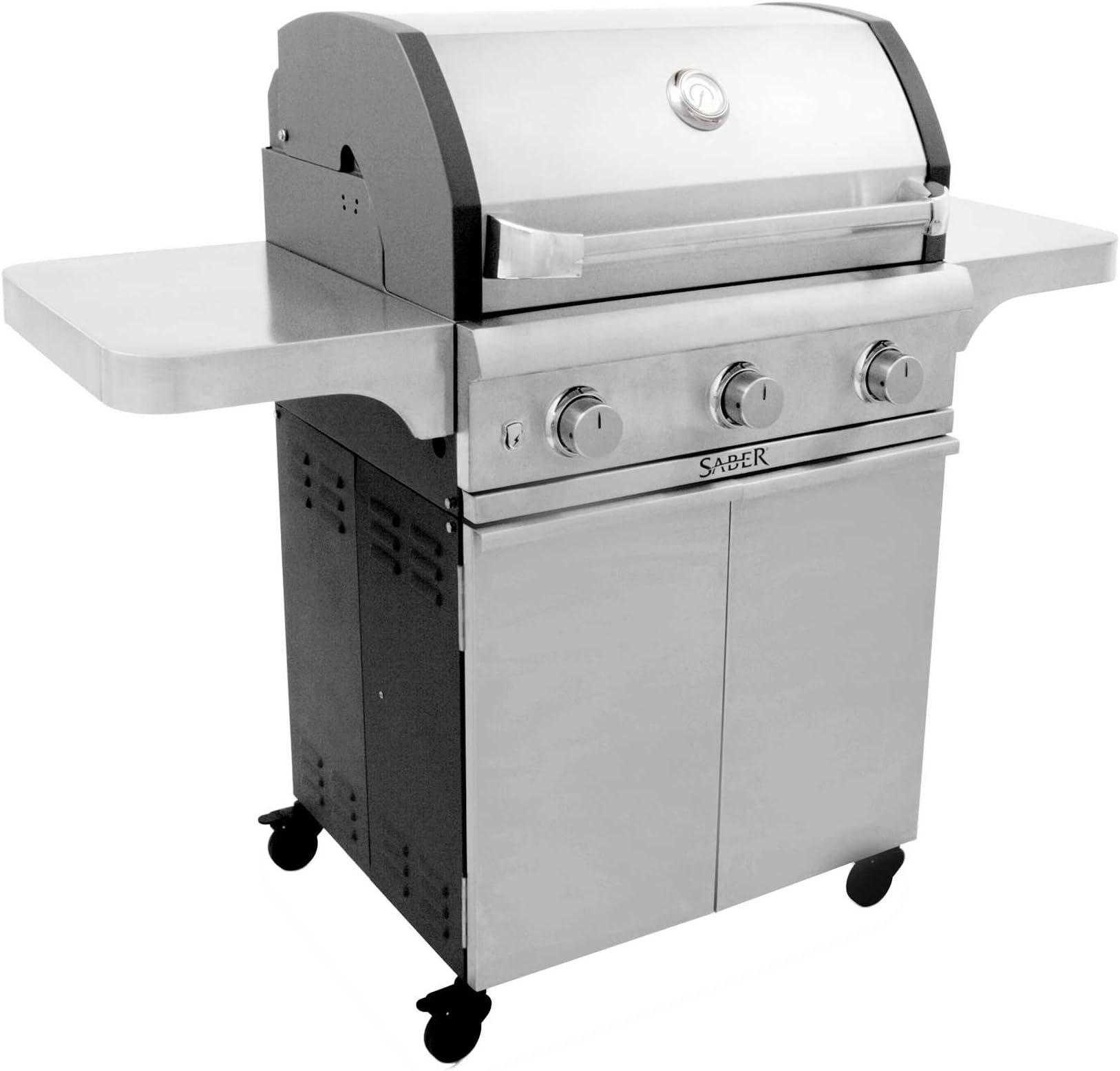 Saber Cast Stainless 3-Burner Grill