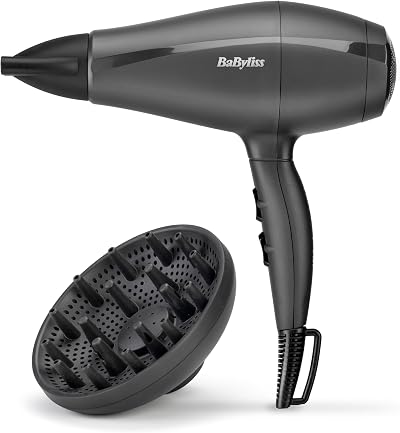 BaByliss Power Light Dry 2000 Hair Dryer 2000W Lightweight Professional Italy