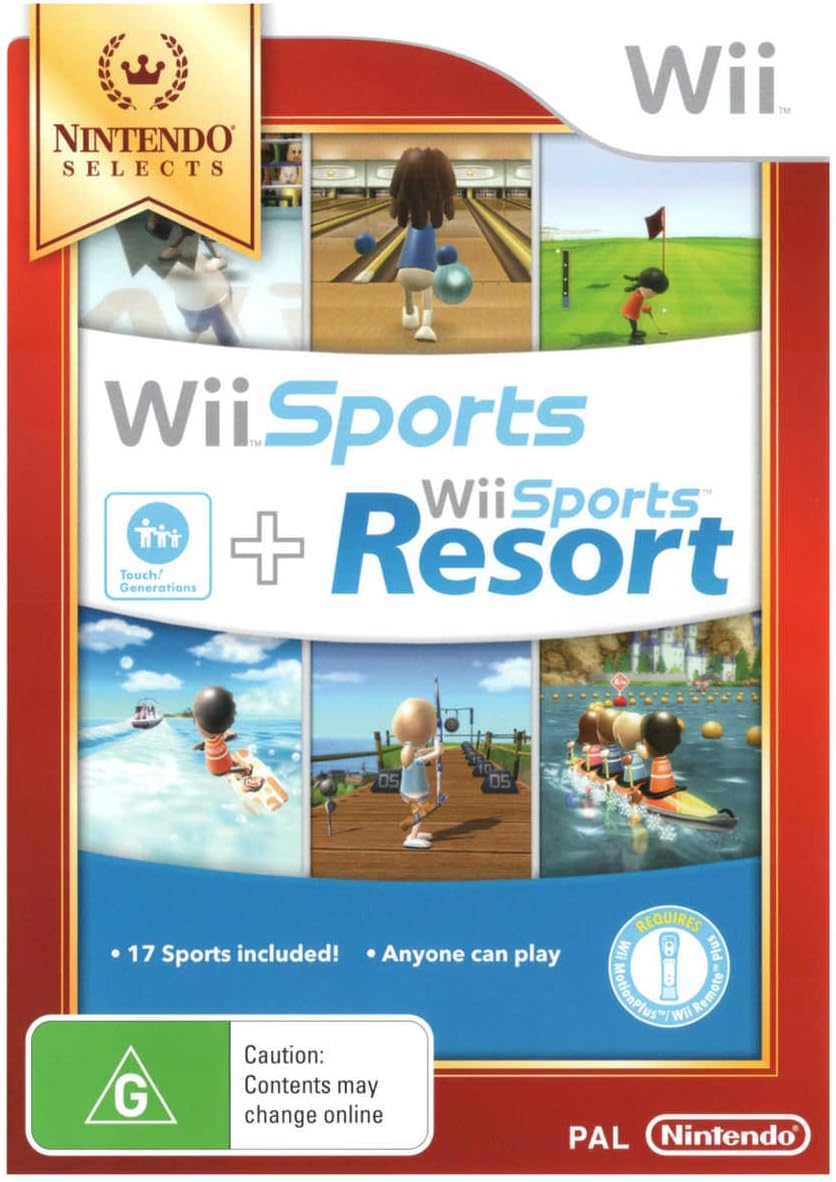 Wii Sports + Wii Sports Resort Nintendo Wii [Game Only] Amazon.co.uk