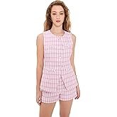 endless rose Women's Tweed Top Jacket