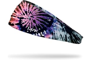 JUNK Brands Big Bang Lite Tie Dye Headband - Moisture-Wicking, Performance Fabric, Non-Slip, Sports Sweatband for Men & Women - One Size