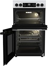 Hisense Freestanding Ceramic Cooker Double Oven 69/43 L White A Rated view 5