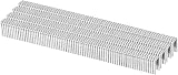 Sourcing Map 18 Gauge Narrow Crown Staples 1/4 x 3/8 in Galvanized 1000