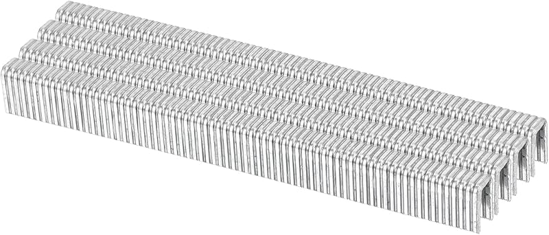 Sourcing Map 18 Gauge Narrow Crown Staples 1/4 x 3/8 in Galvanized 1000