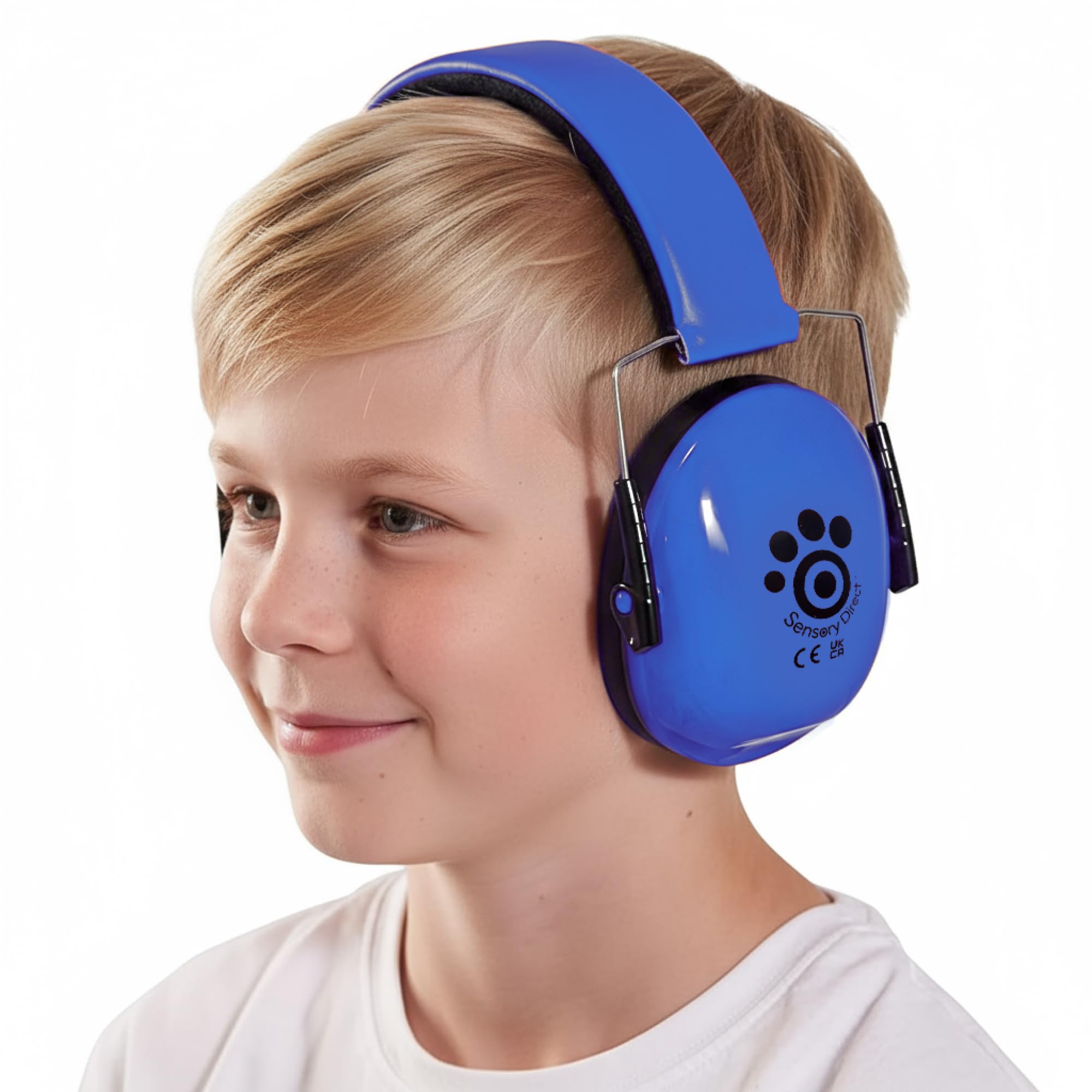 Sensory Direct Ear Defenders - Light Blue | Noise Cancelling Compact Headphone & Protection for Kids & Adults with Sensory Integration | For Autistic Individuals, ASD, Aspergers, Processing Disorders