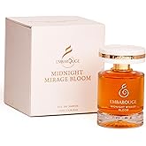 EMBAROUGE MIDNIGHT MIRAGE BLOOM Women's Fragrance | Perfume for Women | Chypre Top note | 100 ml pack | 3.4 Fl. Oz. | Amber and Fougere fragrance | Gift for Women | Eau de Parfum EDP