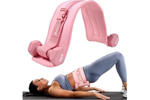 YFLINGJIE Exercise Hip Thrust Belt - Dumbbell Hip Thrust Belt, Thicken & Widen, Comfortable for Dumbbells, Kettlebells or Plates, Slip Padding, Gym or Home Workouts