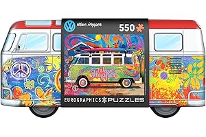 EuroGraphics VW Wave Hopper 550-Piece Puzzle in Collectible Tin with Poster