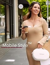 Momcozy M6 Wearable Double Electric Breast Pump Gray view 7