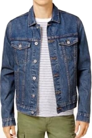 graphic jeans jacket
