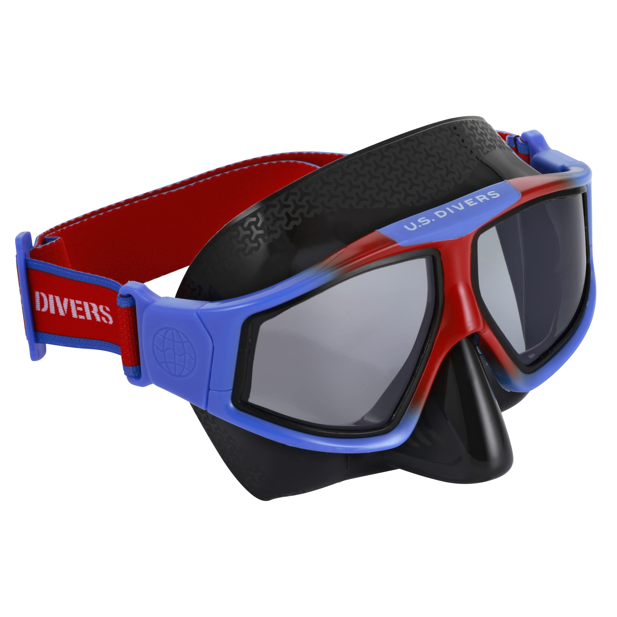 U.S Divers | Diving Mask - Avila Blue Red Lenses Dark