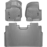 SMARTLINER Custom Fit Floor Mats 2 Row Liner Set for 2015-2025 Ford F-150
