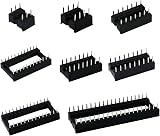 Aussel 100pc 2.54mm DIP IC Sockets Solder Adaptor 6-40 Pin Set view 2