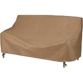 Duck Covers Essential Water-Resistant 93 Inch Sofa Cover, Patio Bench Cover