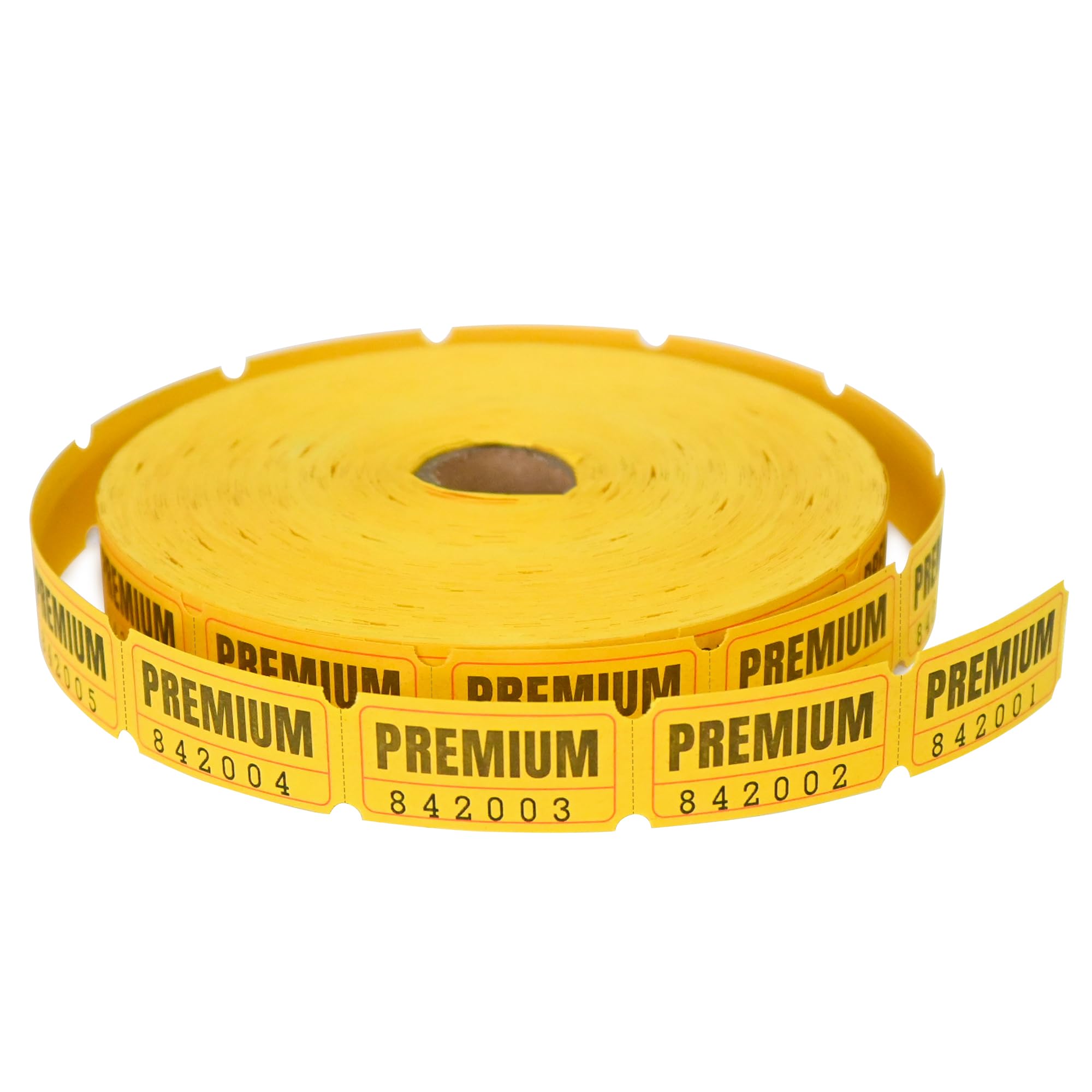 L LIKED Yellow Raffle Tickets, Single Ticket