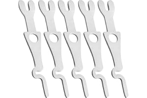 MUGLFPT (5-Pack) 55500-PRT Fork Type Tamper Resistant Switch Keys, Compatible with 1201-2L, 1202-2L, 1203-2L, 1204-2L, 1221-2L, 1257-L, and 1281-L Toggle and Locking Switches