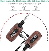 Aklot Wireless Guitar System 2.4GHz Transmitter Receiver 20m 10h Battery view 3