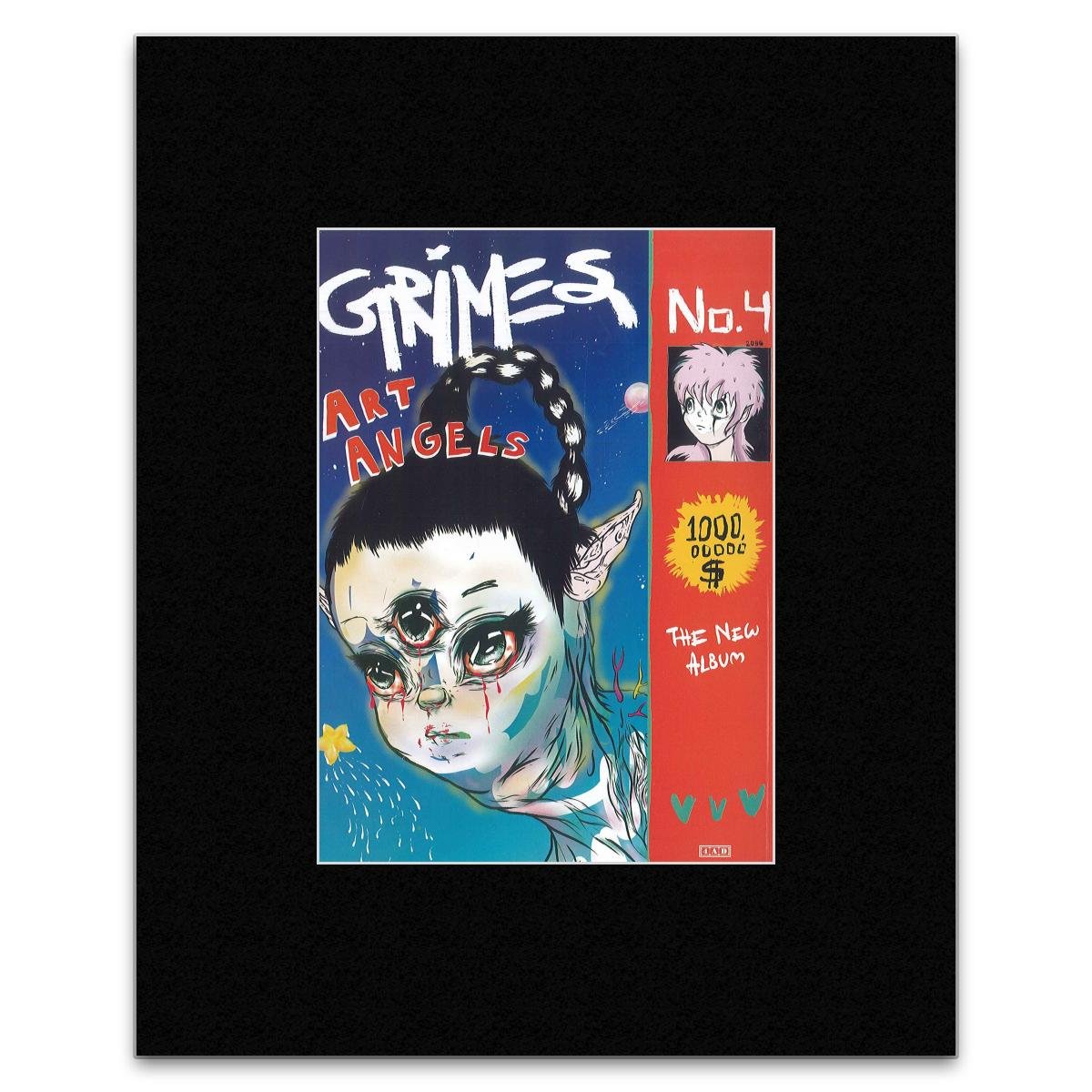 Q Grimes - Art Angels Mini Poster - 40.5x30.5cm
