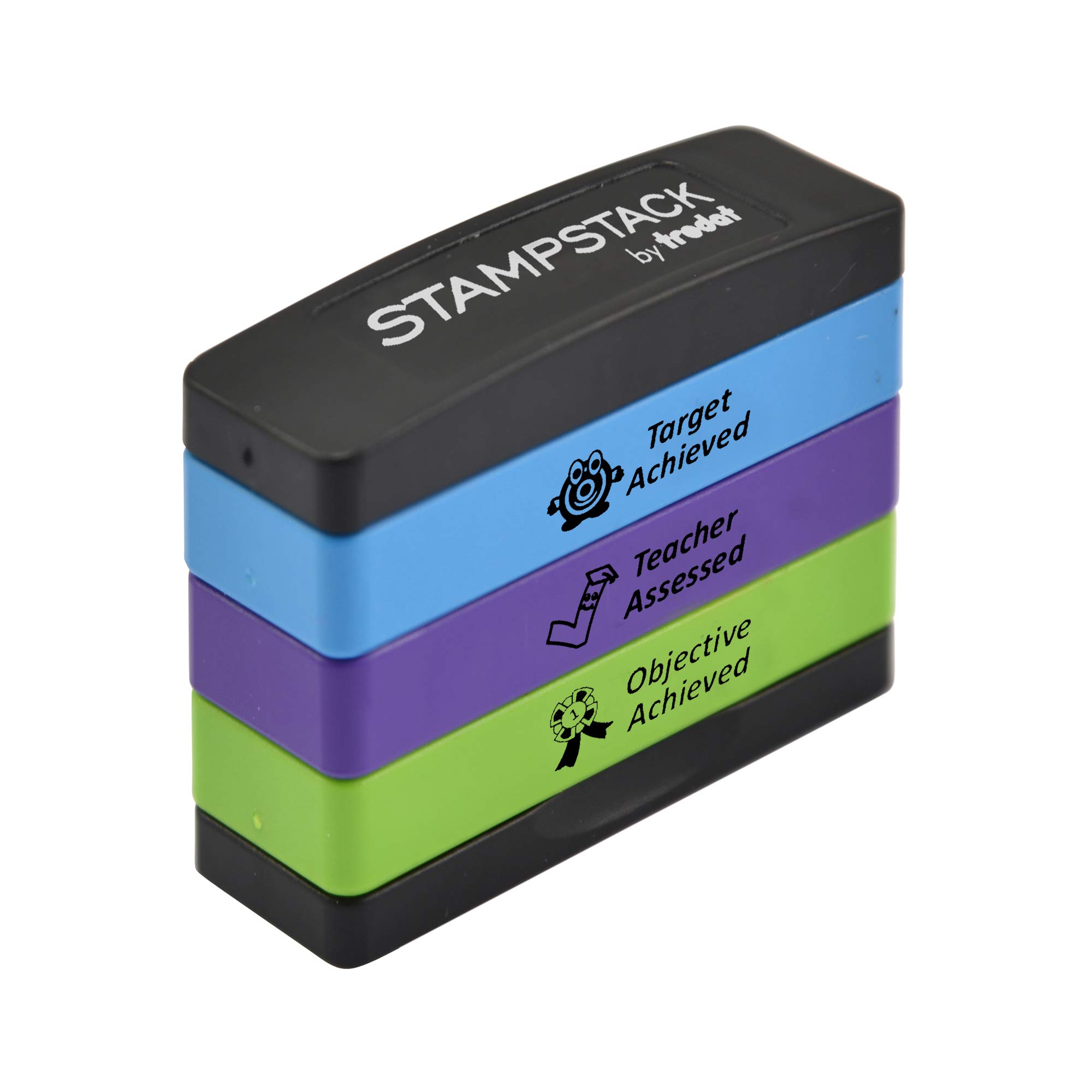 Trodat 3-in-1 Teacher Stamp For Marking Children's Schoolwork And Homework – Version 6, Small