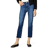 Paige Womens Cindy Transcend Vintage High Rise Cropped Straight Leg JeanJeans
