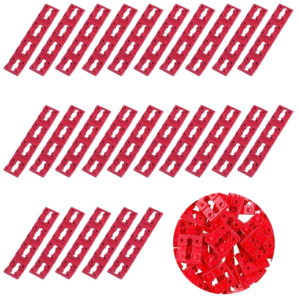 100 pcs Switch Receptacle Spacers, BOSOIRSOU Socket Outlet Spacers for Electrical Box, Electrical Extender Outlet Shims, Twist Apart Spacers Light Switch Spacer for Loose Outlet Plug Fix