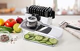 Fullstar 11-in-1 Mandoline Slicer Spiralizer Julienne Grater White view 9