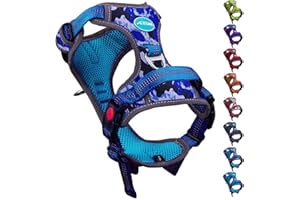ThinkPet No Pull Harness Breathable Sport Vest with Handle-Dog Harnesses Reflective Adjustable for Medium Large Dogs