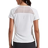 Pioneer Camp Women's Workout Tops Short Sleeve Athletic Shirts Moisture Wicking Quick Dry Mesh Back Yoga Tees for Running Gym