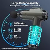 Timiyou Massage Gun Deep Tissue Massager with 99 Speeds LCD Grey view 5