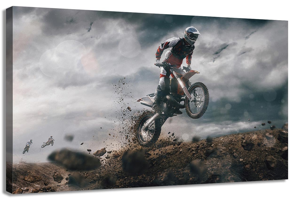 Sport Poster Motocross,Dirt Bike Prix,Dirt Bike