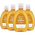 Amazon Basics Tear-Free Baby Shampoo, 13.6 Fluid Ounce, 4-Pack (Previously Solimo)
