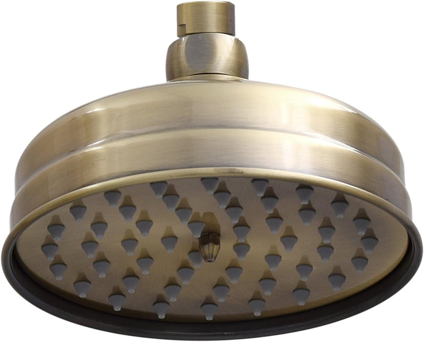 ENKI 6" Fixed Shower Head Solid Brass Antique Bronze Round Traditional