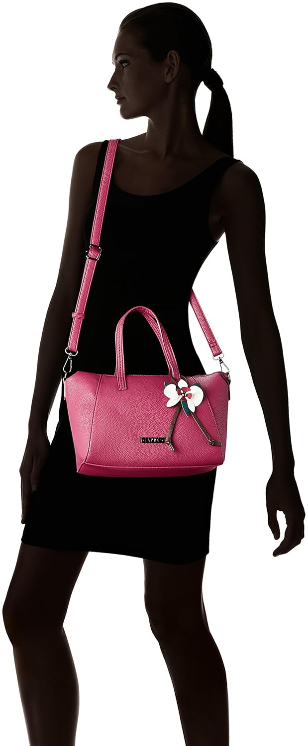 caprese women's satchel (pink)