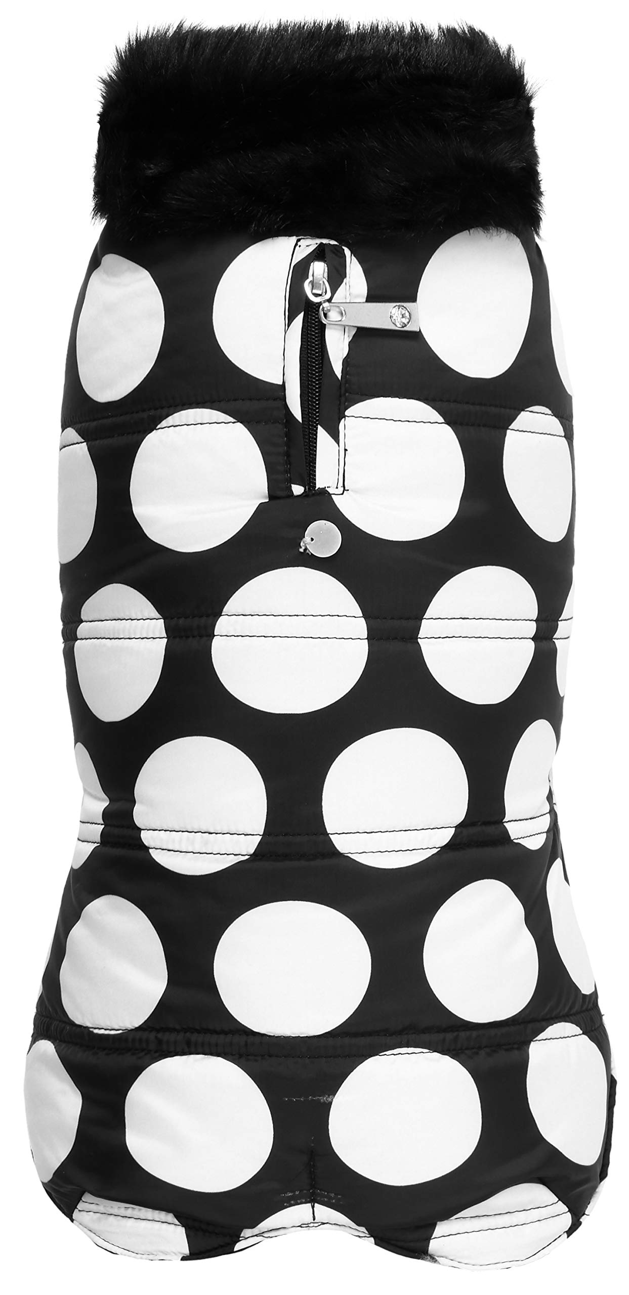 Wouapy 727640 Coat for Dogs Bubble, Size 40, Black