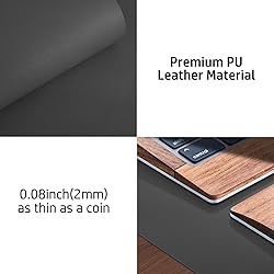 Aothia Leather Desk Pad Protector, Mouse
