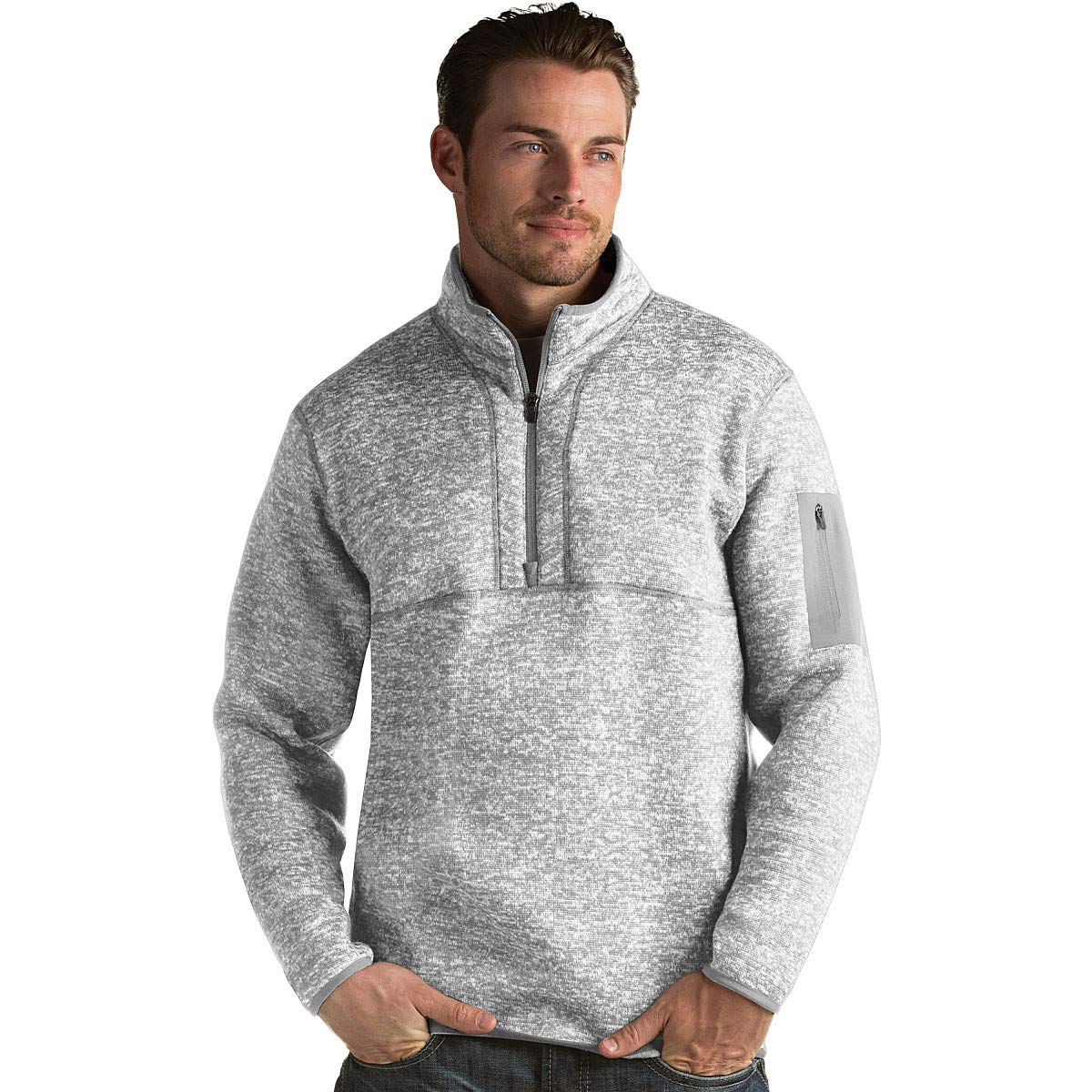 Antigua Men's Fortune 1/4 Zip Sweater Knit Pullover