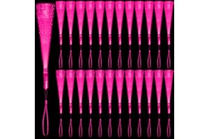 NUDALA 36 Pack Pink Glow Sticks Light Up Fiber Optic Stick Glow Wands Bulk with 3 Flashing Models for Valentine's Day Easter July 4th Party Favors Wedding Concerts
