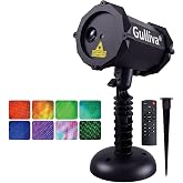 Gulliva Outdoor Aurora Laser Light Projector - Firefly Starry Sky Landscape Spotlight with 20FT Waterproof Cord &amp; Extra-Tall Stake, RF Remote, IP65 Yard Garden Patio Holiday Decor