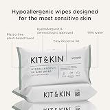Kit & Kin Premium Baby Wipes 600 (10 x 60) Plastic-Free 99% Water view 2