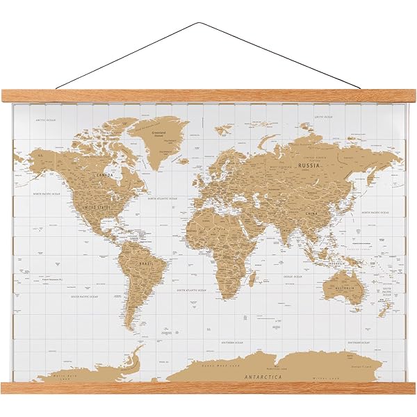 Classic Edition World Wall Map Paper Rolled: Rand McNally