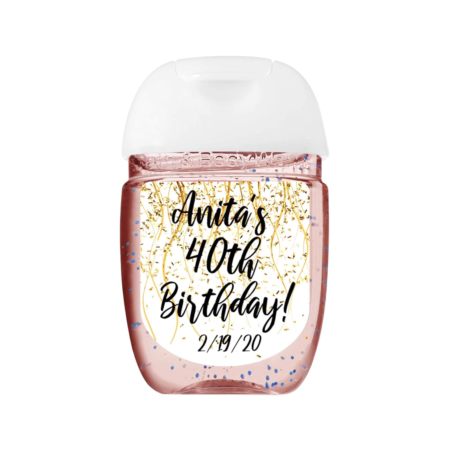 Custom Hand Sanitizer Label Sheet of 30 Personalized